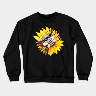 Bee on a Sunflower - Beeee Relaxed Crewneck Sweatshirt